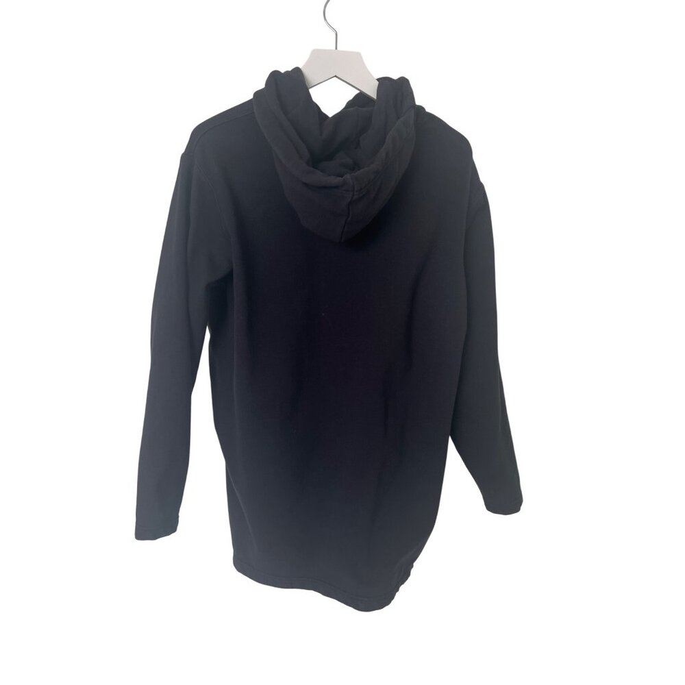 Athleta Yogi Oversized Black Hoodie With Side Slits - Picture 6 of 7